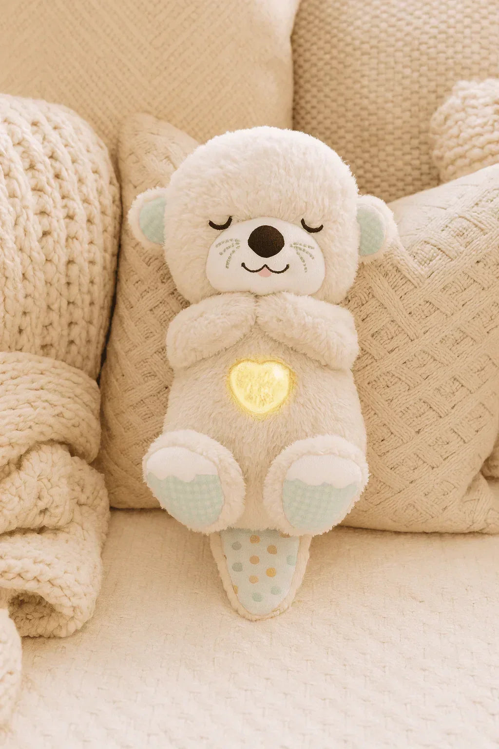 Heartbeat & Light-Up Belly Bear