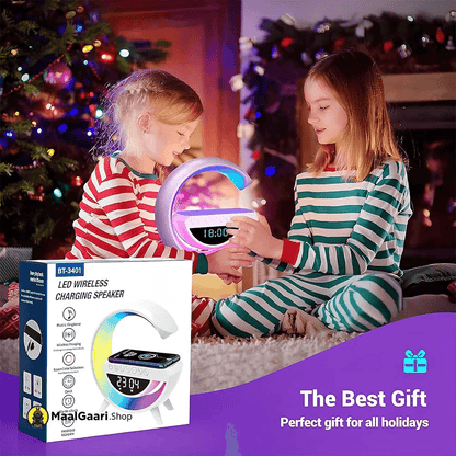 Led Wireless Charger Speaker